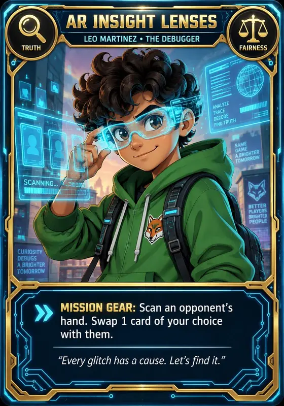 AR Insight Lenses Mission Gear card