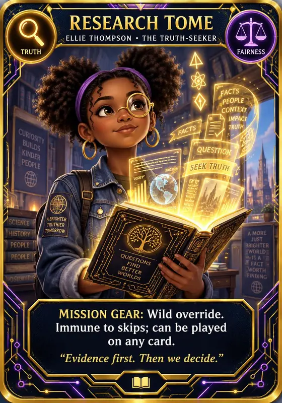 Research Tome Mission Gear card